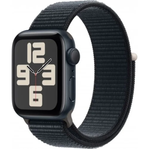 Смарт-годинник Apple Watch SE GPS 40mm Midnight Aluminium Case with Midnight Sport Loop (MRE03QP/A)