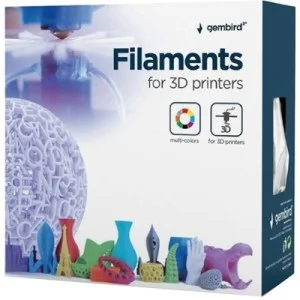 Пластик для 3D-принтера Gembird PLA, 1.75 мм, 1кг, black, Matte (3DP-PLA-01-MTBK)