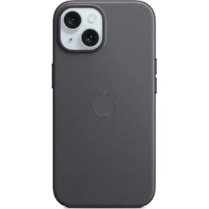 Чохол до мобільного телефона Apple iPhone 15 FineWoven Case with MagSafe Black (MT393ZM/A)