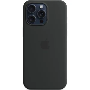 Чохол до мобільного телефона Apple iPhone 15 Pro Max Silicone Case with MagSafe Black (MT1M3ZM/A)