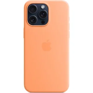 Чехол для мобильного телефона Apple iPhone 15 Pro Max Silicone Case with MagSafe Orange Sorbet (MT1W3ZM/A)