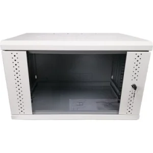 Шкаф настенный Eserver 12U 600х500х637 (Ш*Г*В), стекло (ES-Е1250G)