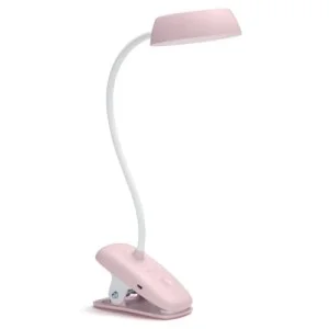 Настольная лампа Philips LED Reading Desk lamp Donutclip 3W, 4000K, 1200mAh (Lithium battery), рожевий (929003179627)