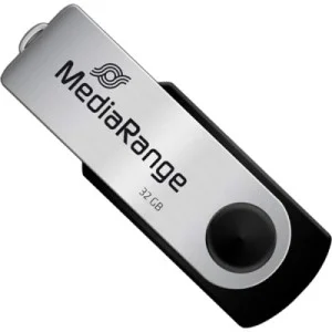 USB флеш накопитель Mediarange 32GB Black/Silver USB 2.0 (MR911)