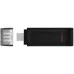 USB флеш накопичувач Kingston 256GB DataTraveller 70 USB 3.2 / Type-C (DT70/256GB)