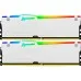 Модуль памяти для компьютера DDR5 64GB (2x32GB) 6000 MHz Beast White RGB Kingston Fury (ex.HyperX) (KF560C36BWEAK2-64)