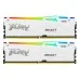 Модуль памяти для компьютера DDR5 64GB (2x32GB) 6000 MHz Beast White RGB Kingston Fury (ex.HyperX) (KF560C36BWEAK2-64)