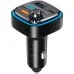 FM модулятор XO BCC08 автомобільний зарядний пристрій MP3/PD/2USB/3,1A Чорни (XO-BCC08)