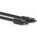 Кабель мультимедійний HDMI M to HDMI M 1.0m V2.0 4K60Hz HP (DHC-HD01-01M)