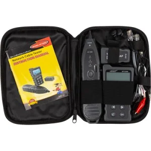 Тестер кабельный Noyafa RJ-45, RJ-12, RJ-11 + PoE + with tone generator (NF-8209)