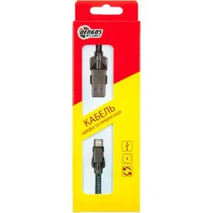 Дата кабель USB 3.0 AM to Lightning 1.0m 4A black Dengos (NTK-L-KPR-USB3-BLACK)