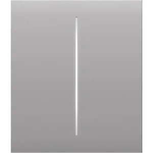 Розумний вимикач Ajax CenterButton 2-gang/Білий (CenterButton 2-gang/Fog)