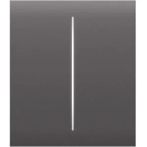 Розумний вимикач Ajax CenterButton 2-gang/grey