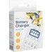 Зарядний пристрій для акумуляторів PowerPlant PP-UN4 (AA, AAA / input microUSB DC 5V/2A) (PP-UN4)