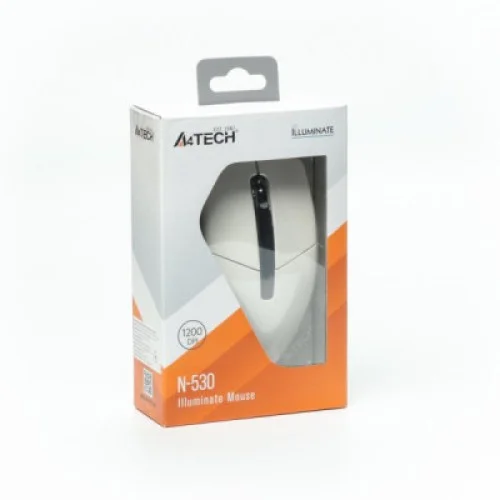 Мишка A4Tech N-530 USB White (4711421987479)