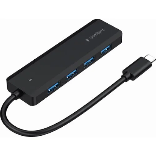 Концентратор Gembird 4 ports USB 3.1,USB-C, USB-C PD (UHB-CM-U3P4P-01)