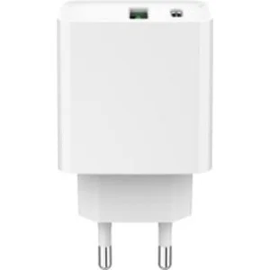 Зарядний пристрій Gembird USB-A + Type-C (PD20W + QC3.0 18W) white (TA-UC-PDQC20-01-W)