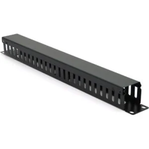 Кабельний організатор 19" 1U/24Port з кришкою, корпус метал Voltronic (26001)
