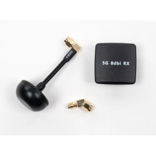 Антенна для дрона Skyzone Mushroom short SMA90 + Patch SMA 5.0GHz RHCP (2шт) (AT5GMP)