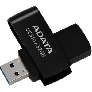 USB флеш накопитель ADATA 32GB UC310 Black USB 3.0 (UC310-32G-RBK)