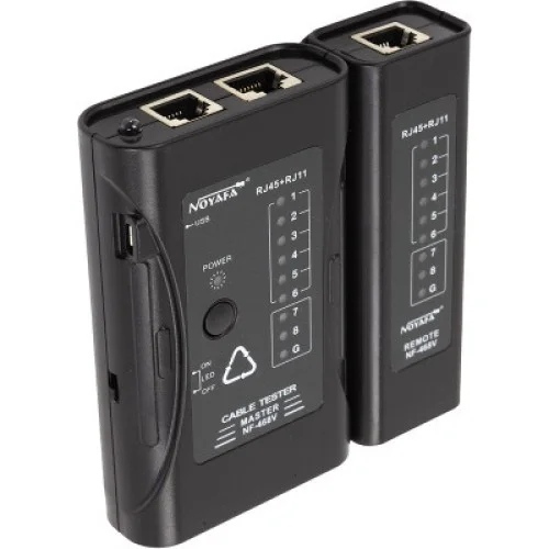 Тестер кабельный Noyafa RJ-45, RJ-11 (NF-468V)