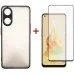 Чохол до мобільного телефона Dengos Kit for Motorola G32 case + glass (Black) (DG-KM-49)