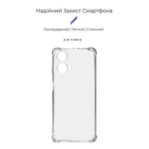 Чехол для мобильного телефона Armorstandart Air Force Motorola G24 Power Camera cover Transparent (ARM73906)
