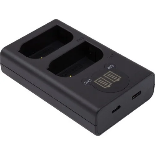 Зарядное устройство для фото PowerPlant Panasonic DL-BLK22 для двух аккумуляторов (CH980376)