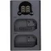 Зарядное устройство для фото PowerPlant Panasonic DL-BLK22 для двух аккумуляторов (CH980376)