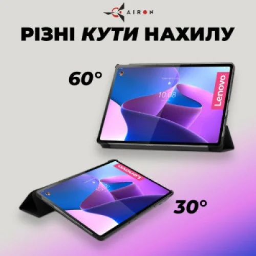 Чохол до планшета AirOn Premium Lenovo Tab P12 Pro + Film black (4822352781108)