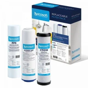 Картридж для фильтра кувшина Ecosoft Комплект картриджів Ecosoft 1-2-3 для тристадійних фільтрів (CMV3ECO)