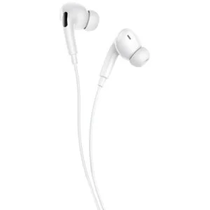 Наушники Denmen HF DR06 3.5mm 1.2 м White (DE-DR06-WH)