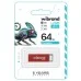 USB флеш накопитель Wibrand 64GB Chameleon Red USB 2.0 (WI2.0/CH64U6R)