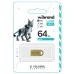 USB флеш накопичувач Wibrand 64GB lynx Gold USB 2.0 (WI2.0/LY64M2G)