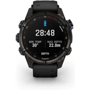 Смарт-часы Garmin Descent Mk3i, 43mm, Crbn Gry DLC Ti/Blk, Dive Computer, GPS дайвінг комп'ютер (010-02753-11)