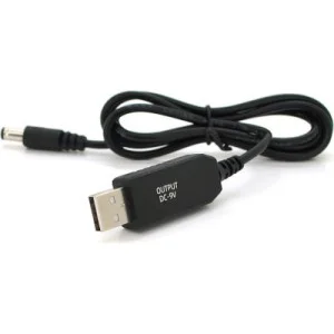 Кабель живлення USB to DC 5.5x2.5mm 9V 1.0m OEM Voltronic (KPFR/5-9)