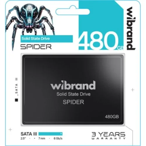 Накопитель SSD 2.5" 480GB Spider Wibrand (WI2.5SSD/SP480GBST)
