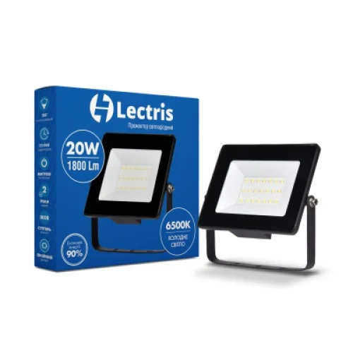 Прожектор Lectris 20W 1800Лм 6500K 185-265V IP65 (1-LС-3002)