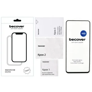 Стекло защитное BeCover Xiaomi Redmi 13 10D Black (711516)