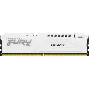 Модуль пам'яті для комп'ютера DDR5 16GB 6400 MHz Beast White XMP Kingston Fury (ex.HyperX) (KF564C32BW-16)