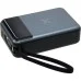 Батарея універсальна Vinga 20000 mAh 65W Display USB-C Cable Grey (VPBB2065C)