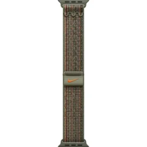Ремешок для смарт-часов Apple 41mm Sequoia/Orange Nike Sport Loop (MTL33ZM/A)