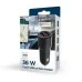 Зарядное устройство Gembird 2xUSB-A (18W QC3.0) black (TA-UC-A2QC36-CAR-01)