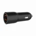 Зарядное устройство Gembird 2xUSB-A (18W QC3.0) black (TA-UC-A2QC36-CAR-01)