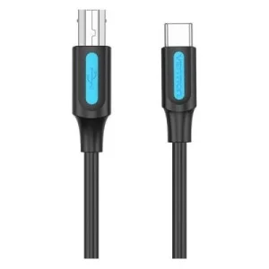 Кабель для принтера USB 2.0 CM/BM 2.0m 2.4А 480Mbps Vention (CQUBH)