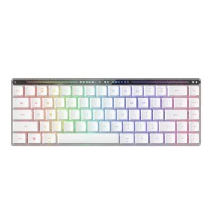 Клавиатура ASUS ROG Falchion RX Low Profile Red Wireless/Bluetooth/USB UA White (90MP03EC-BKMA10)