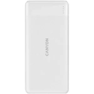 Батарея универсальная Canyon PB-109 10000 mAh PD/18W QC/3.0/20W White (CNE-CPB1009W)