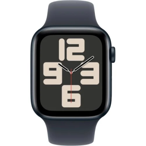 Смарт-годинник Apple Watch SE 2024 GPS 44mm Midnight Aluminium Case with Midnight Sport Band - M/L (MXEK3QH/A)