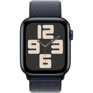 Смарт-годинник Apple Watch SE 2024 GPS 44mm Midnight Aluminium Case with Ink Sport Loop (MXEP3QH/A)