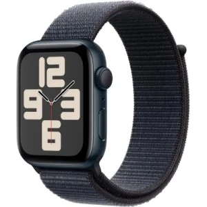 Смарт-годинник Apple Watch SE 2024 GPS 44mm Midnight Aluminium Case with Ink Sport Loop (MXEP3QH/A)